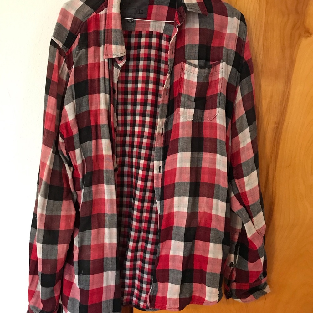 Uni sex red flannel
